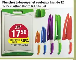 Sushi Shop 12 Pcs Cutting Board & Knife Set offer