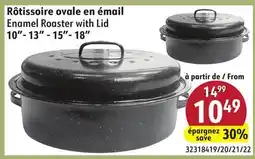 Sushi Shop Enamel Roaster with Lid offer