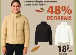 Sushi Shop Ladies Puffer Jackets offer