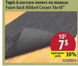 Sushi Shop Foam back Ribbed Carpet 36x48 offer