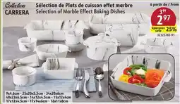 Sushi Shop Selection of Marble Effect Baking Dishes offer