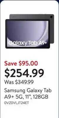 Walmart Samsung Galaxy Tab A9+ 5G, 11, 128GB offer