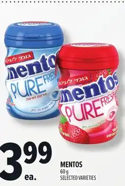Metro MENTOS offer