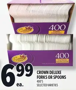 Metro CROWN DELUXE FORKS OR SPOONS offer