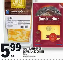 Metro AMSTELVELDER OR ZAVAT SLICED CHEESE offer