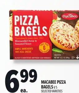 Metro MACABEE PIZZA BAGELS offer