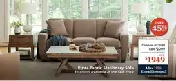 La Z Boy Piper Fabric Stationary Sofa offer