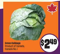 Chalo FreshCo Green Cabbage Product of Canada, Canada No. 1 offer