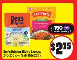 Chalo FreshCo Ben's Original Bistro Express 240-250 g or Tasty Bite 285 g offer