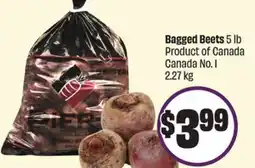 Chalo FreshCo Bagged Beets 5 lb Product of Canada Canada No. 1 2.27 kg offer