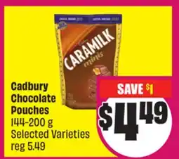 Chalo FreshCo Cadbury Chocolate Pouches 144-200 g Selected Varieties offer