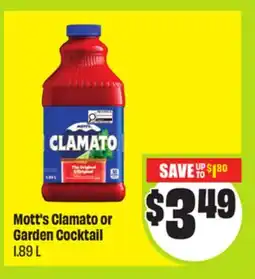 FreshCo Mott's Clamato or Garden Cocktail 1.89 L offer