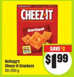 FreshCo Kellogg's Cheez-It Crackers 191-200 g offer