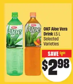 FreshCo OKF Aloe Vera 1.5 L Selected Varieties Mid-Autumn offer