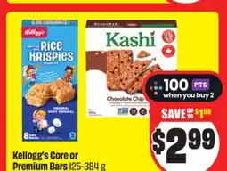 FreshCo Kellogg's core or premium Bars 125-384 g offer
