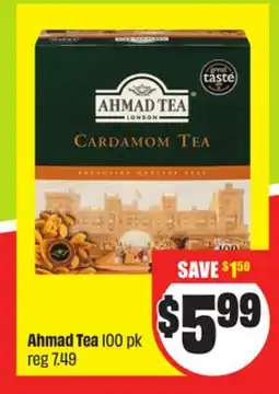FreshCo Ahmad Tea 100 pk offer