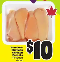 FreshCo Boneless Skinless Chicken Breasts 4 Pieces offer