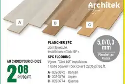 BMR PLANCHER SPC offer