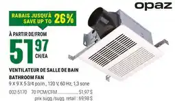 BMR VENTILATEUR DE SALLE DE BAIN offer