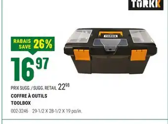 BMR COFFRE À OUTILS offer
