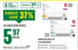 BMR AMPOULES DEL A19 offer