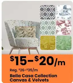 Fabricland Bella Casa Collection offer