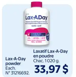 Walmart Lax-A-Day powder offer