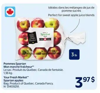 Walmart Your Fresh Market Spartan apples offer