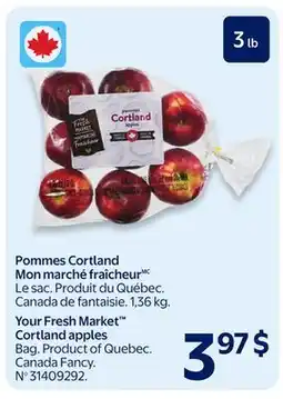Walmart Your Fresh Market Cortland Apples offer