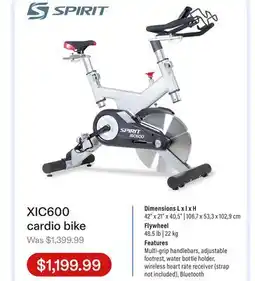 Club Piscine XIC600 cardio bike offer
