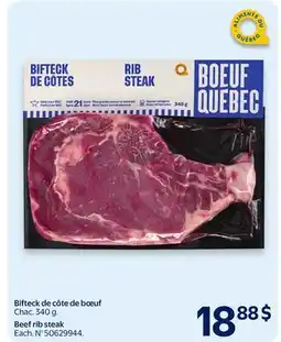 Walmart Beef rib steak offer