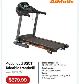 Club Piscine Advanced 620T foldable treadmill offer