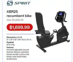 Club Piscine XBR25 recumbent bike offer
