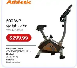 Club Piscine 500BVP upright bike offer
