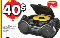 Rossy Portable CD player with radio offer