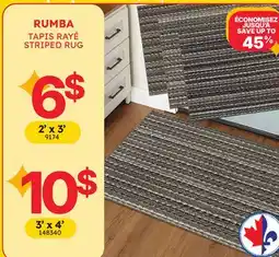 Rossy STRIPED RUG offer