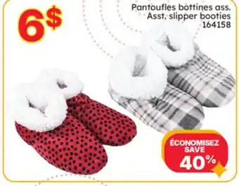 Rossy Asst. slipper booties offer