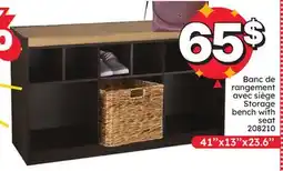 Rossy Storage bench with seat offer