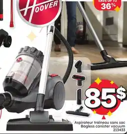 Rossy Bagless canister vacuum offer