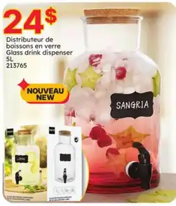 Rossy Glass drink dispenser offer