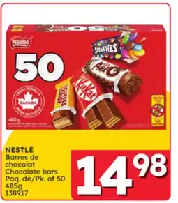 Rossy NESTLÉ Chocolate bars offer