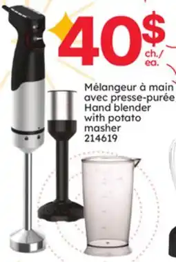 Rossy Hand blender with potato masher offer