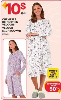 Rossy VELOUR NIGHTGOWNS offer