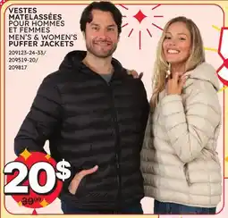 Rossy FEMMES MEN'S & WOMEN'S PUFFER JACKETS offer