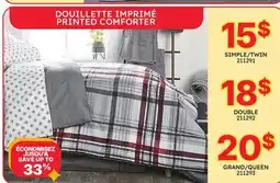 Rossy PRINTED COMFORTER offer