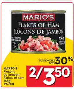 Rossy MARIO'S Flakes of ham offer
