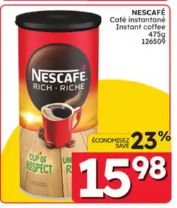Rossy NESCAFÉ Instant coffee offer