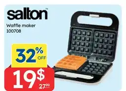 Rossy Salton Waffle maker offer