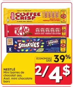 Rossy NESTLÉ Asst. mini chocolate bars offer