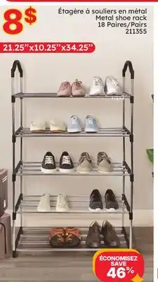 Rossy Metal shoe rack offer